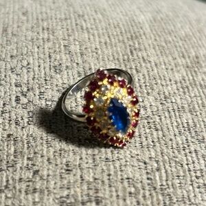 Red White & Blue Bicentennial Ring